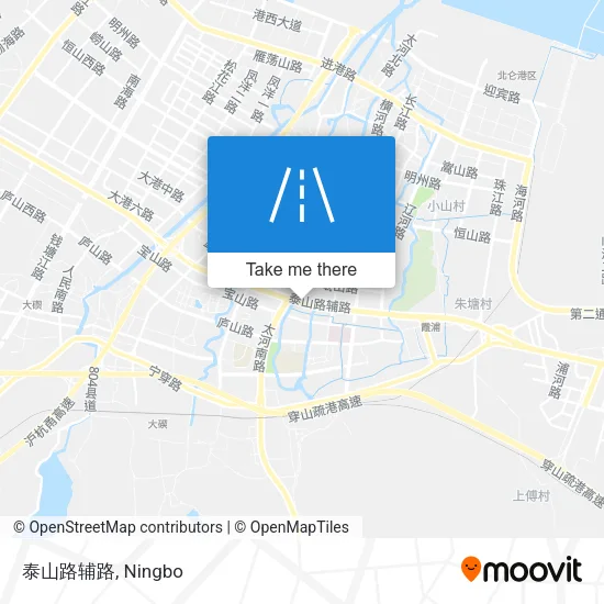 泰山路辅路 map