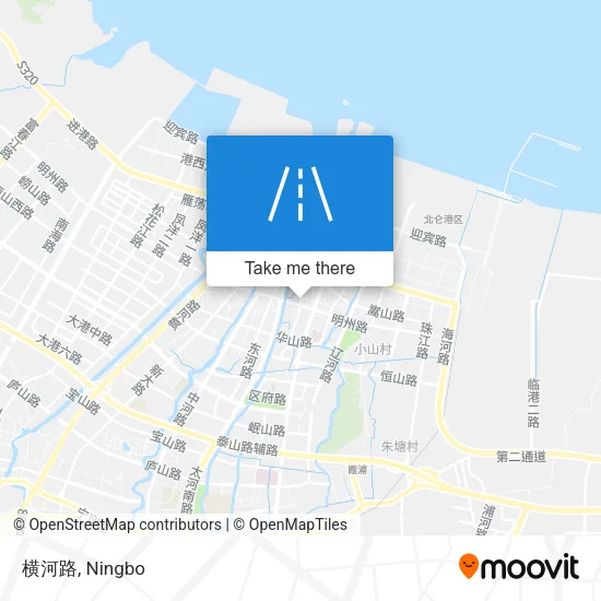 横河路 map