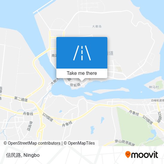 信民路 map