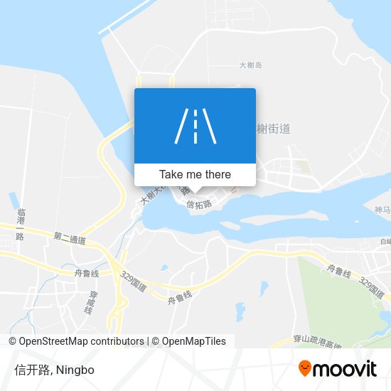 信开路 map
