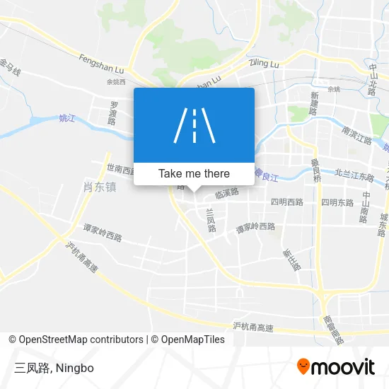 三凤路 map
