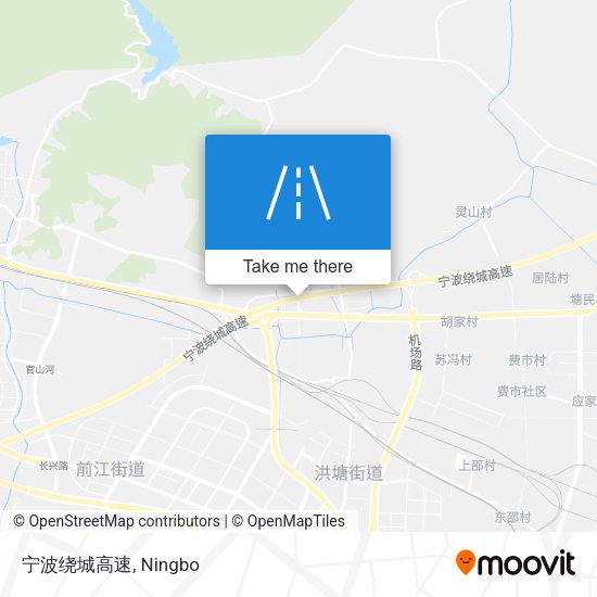 宁波绕城高速 map