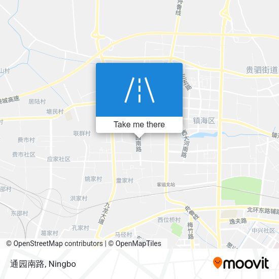 通园南路 map