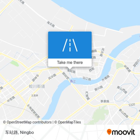 车站路 map