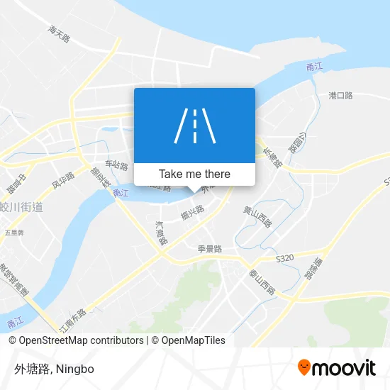 外塘路 map