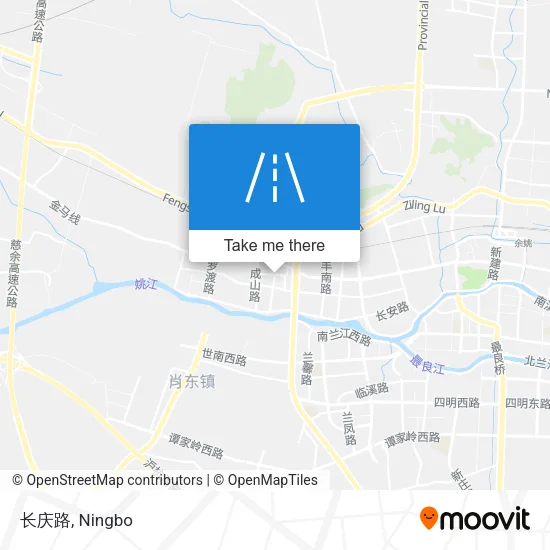 长庆路 map