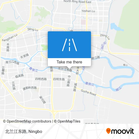 北兰江东路 map