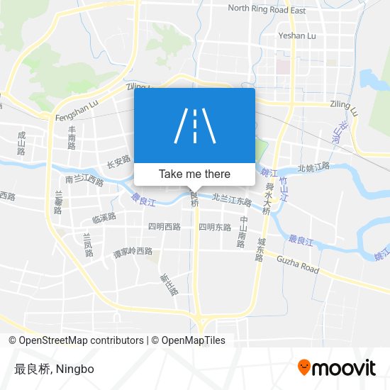 最良桥 map