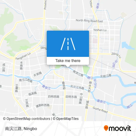 南滨江路 map