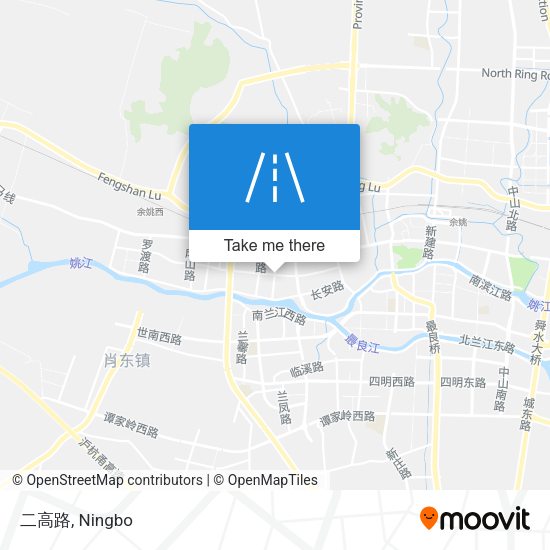 二高路 map
