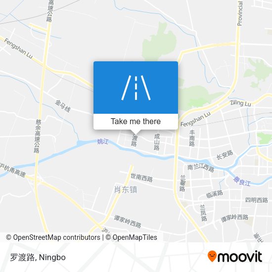 罗渡路 map