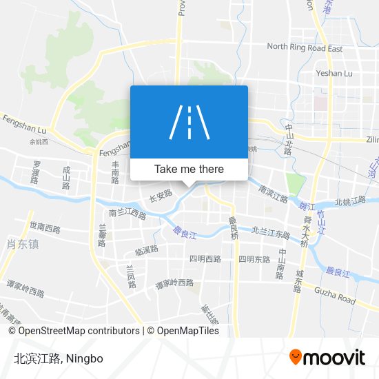 北滨江路 map