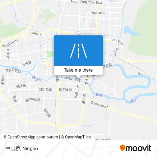中山桥 map