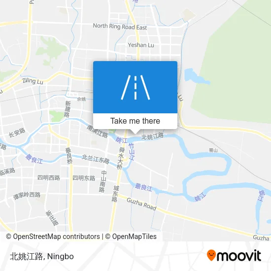 北姚江路 map