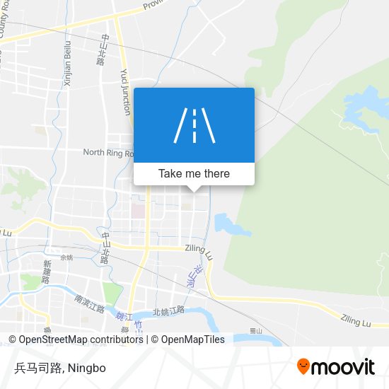 兵马司路 map
