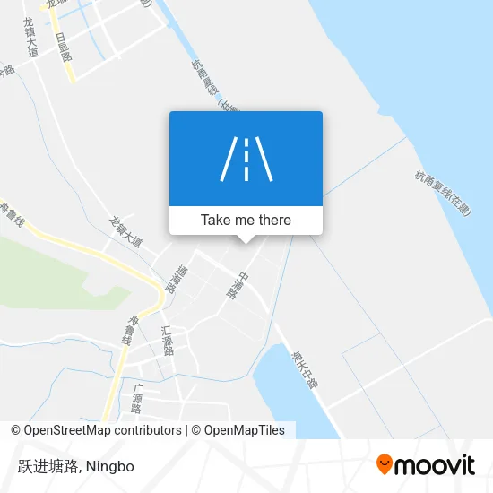 跃进塘路 map