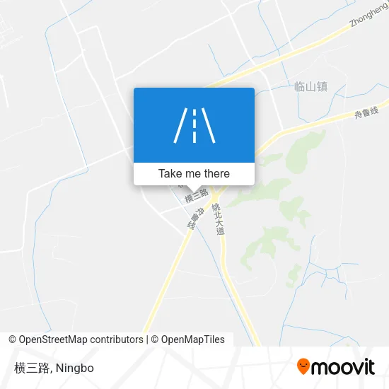 横三路 map
