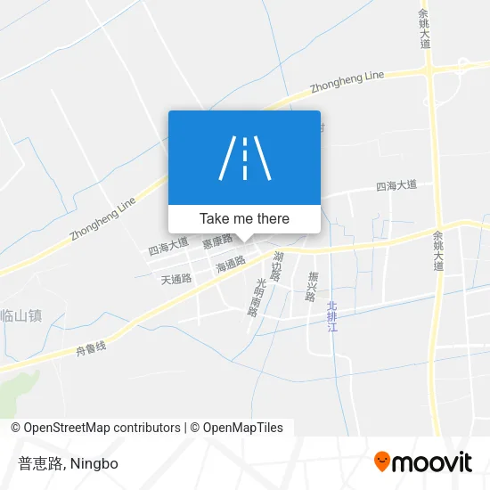 普恵路 map