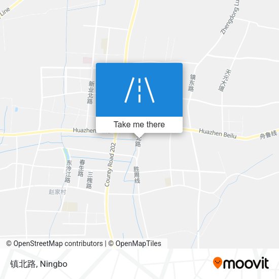 镇北路 map