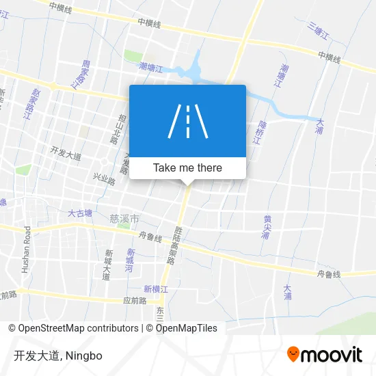 开发大道 map