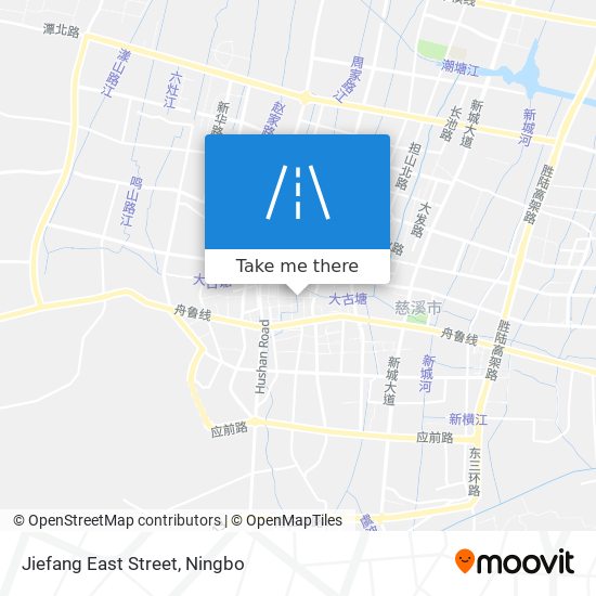 Jiefang East Street map