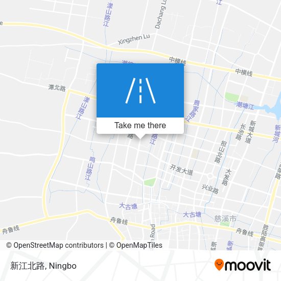 新江北路 map