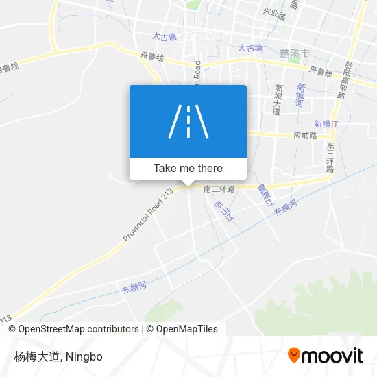 杨梅大道 map