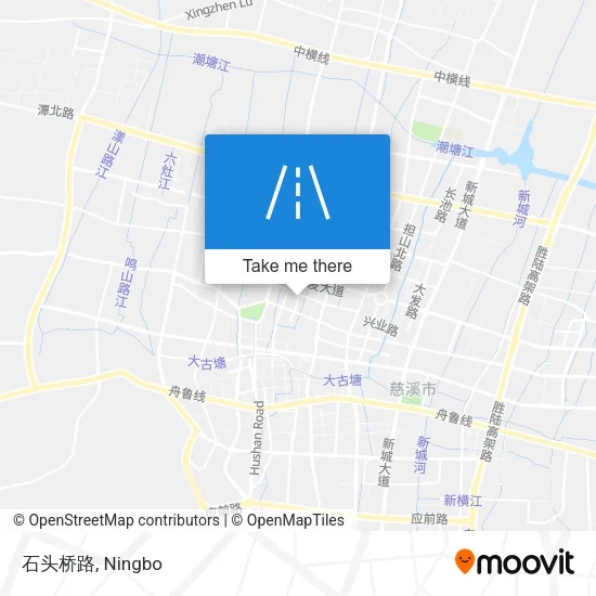 石头桥路 map