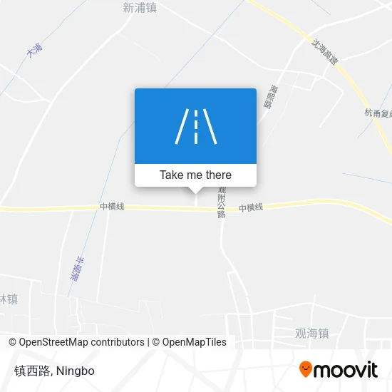 镇西路 map