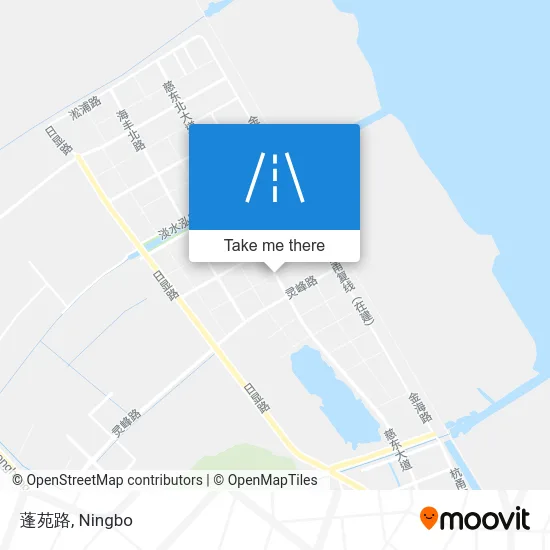 蓬苑路 map