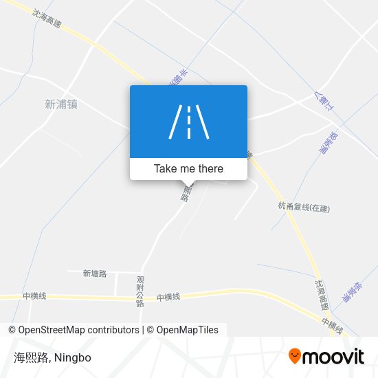 海熙路 map