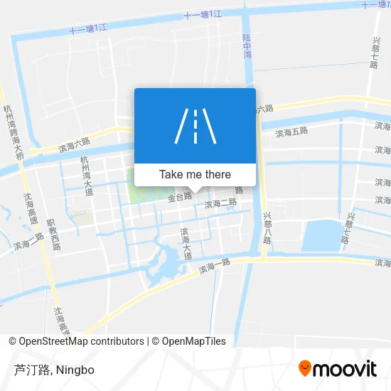芦汀路 map