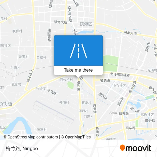 梅竹路 map