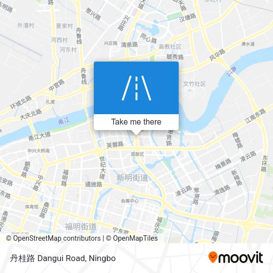 丹桂路 Dangui Road map