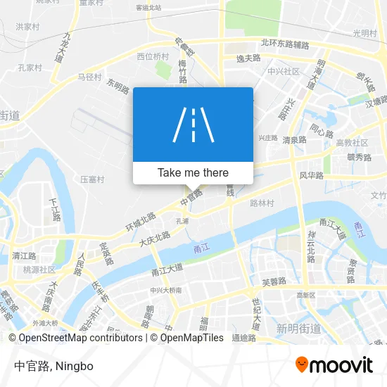 中官路 map