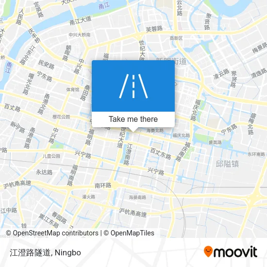 江澄路隧道 map