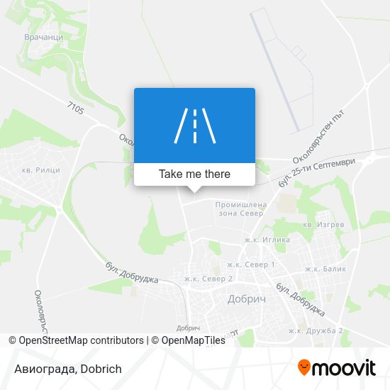 Карта Авиограда