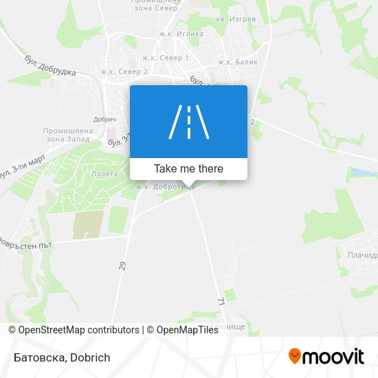 Батовска map