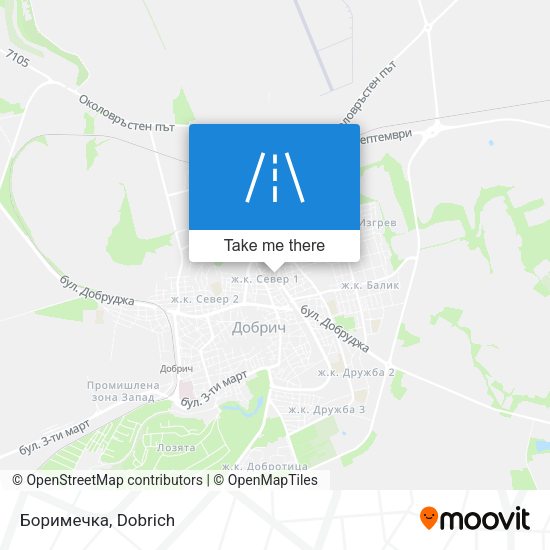 Боримечка map
