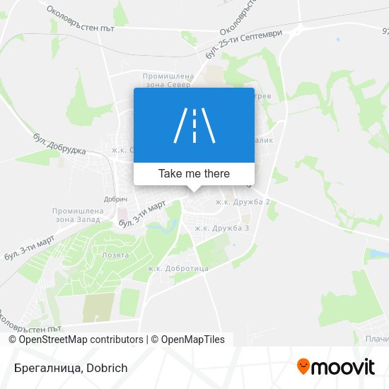 Брегалница map