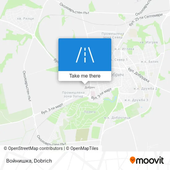 Карта Войнишка