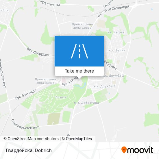 Гвардейска map