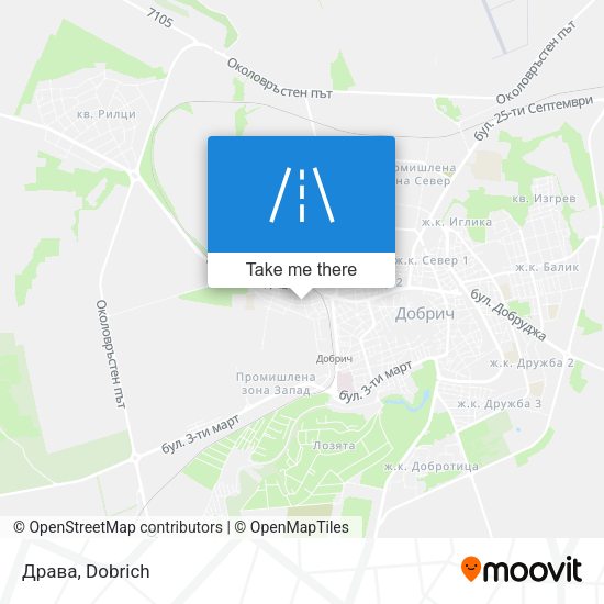 Драва map