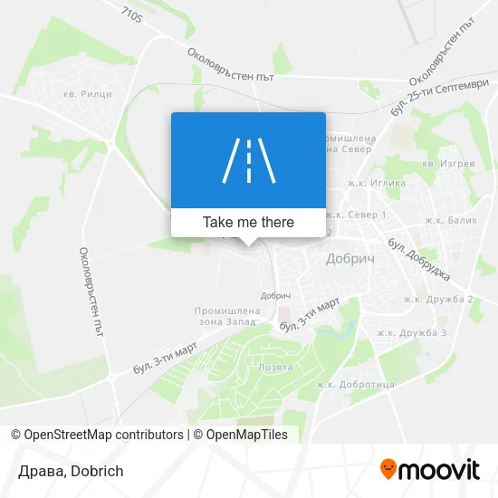 Карта Драва