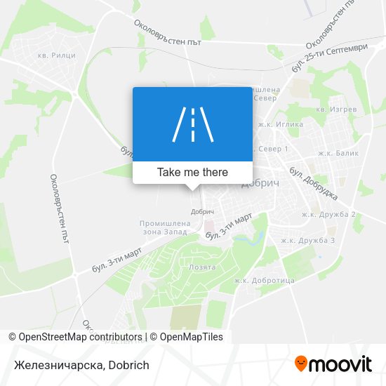 Железничарска map