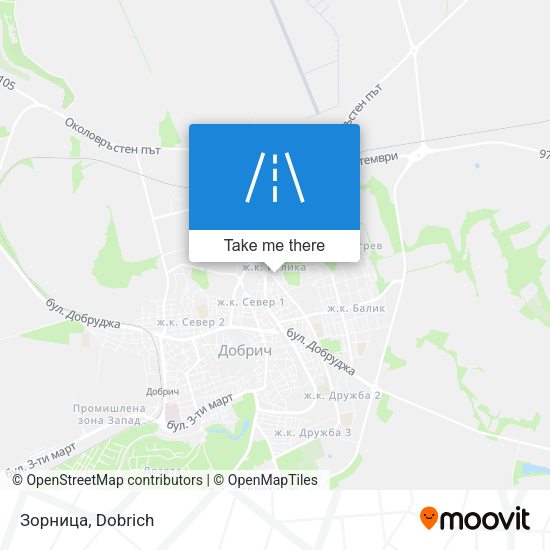 Зорница map