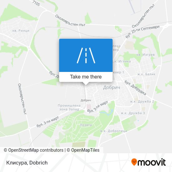 Клисура map