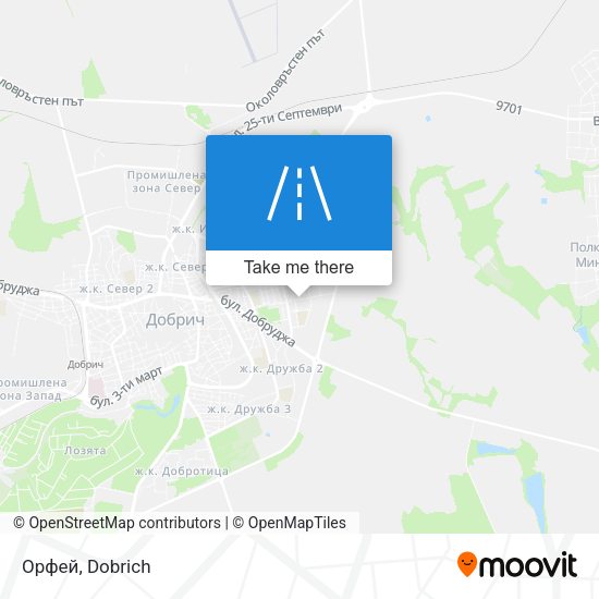 Орфей map
