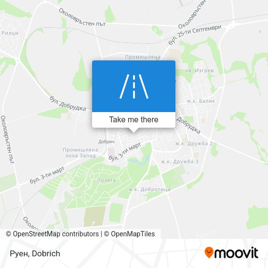 Руен map