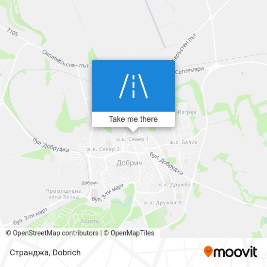 Карта Странджа